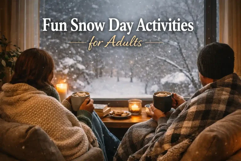 snow day activities for adults